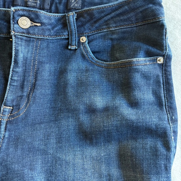 Lucky Brand The Bermuda Dark Blue Jean Shorts - 90s Y2K - Picture 15 of 17